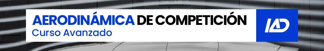 Aerodinámica en un auto de competición.