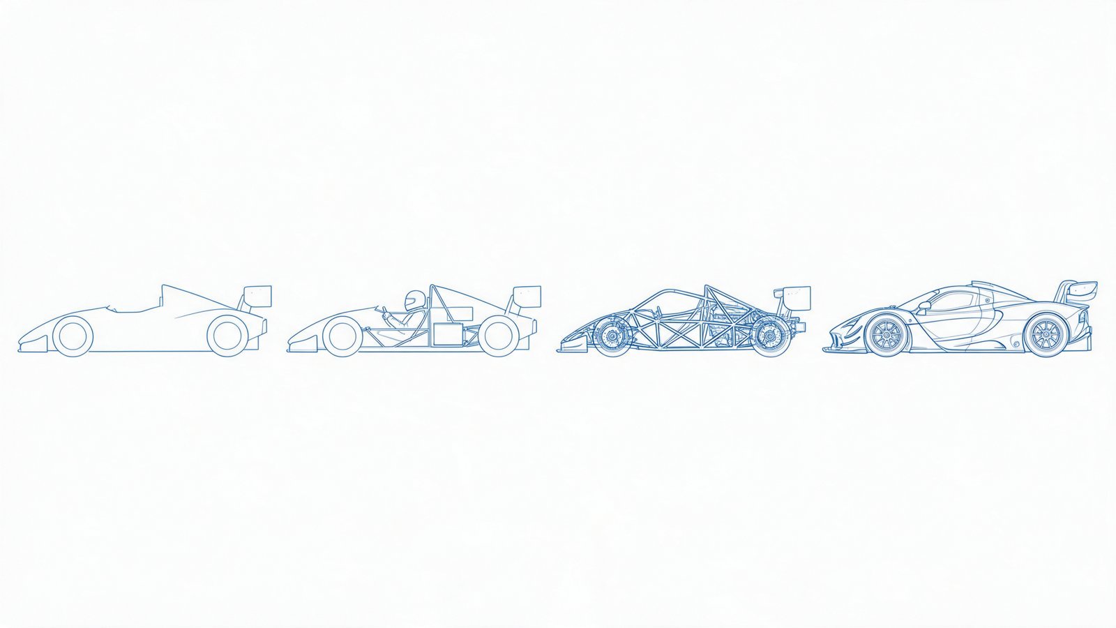 Etapas del diseño de un auto de competición: reglamento, paquete, estructura y auto terminado