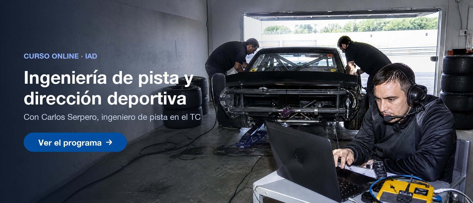 Curso Ingeniería de pista y dirección deportiva con Carlos Serpero, IAD